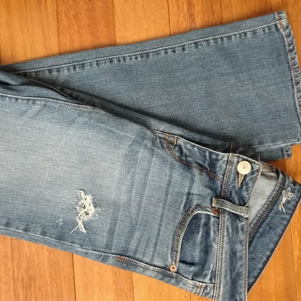 American Eagle Distressed Slim Boot Jeans